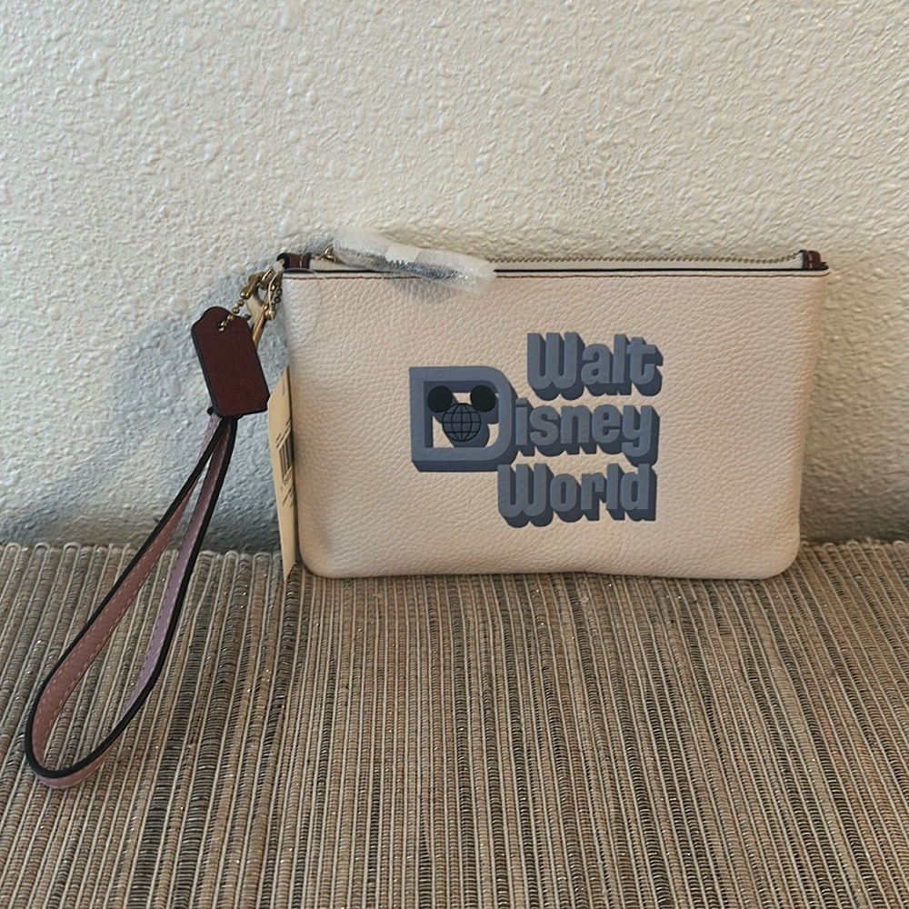 Coach Walt Disney World Large Wristlet